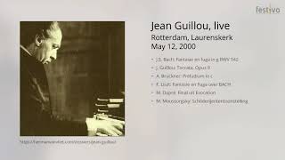 Jean Guillou Live 20000512 Laurenskerk Rotterdam  Schilderijententoonstelling M Moussorgsky [upl. by Sima953]