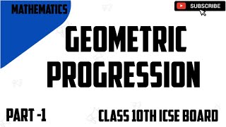 Geometric progression Introduction Video Full concept based video GP [upl. by Ocir224]