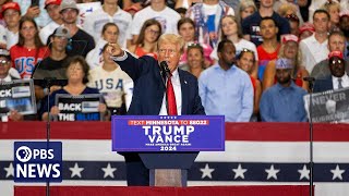 WATCH LIVE Trump speaks at campaign rally in WilkesBarre Pennsylvania [upl. by Mori]