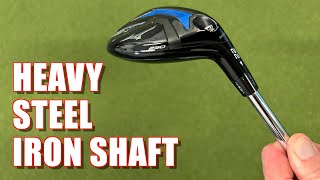 USING A STEEL IRON SHAFT IN A HYBRID [upl. by Donnelly]