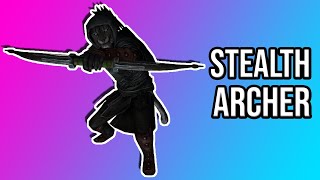 Skyrim Anniversary Edition No Craft Stealth Archer Build  Legendary Difficulty [upl. by Amekahs617]