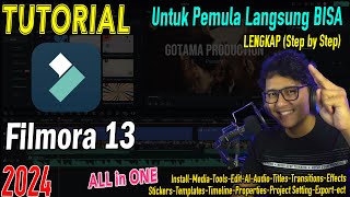 Tutorial Filmora 13 Lengkap untuk Pemula  Aplikasi editing video terbaik untuk para CONTENT CREATOR [upl. by Fauver]