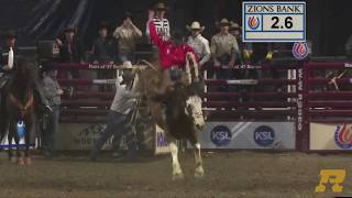 Ross Griffin Wins Lewis Feild Bulls amp Broncs Saddle Bronc Riding [upl. by Manville167]