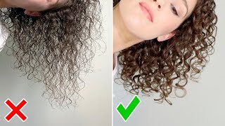 8 Mistakes that Cause Stringy Curls  How to Get Clumps [upl. by Albertina]