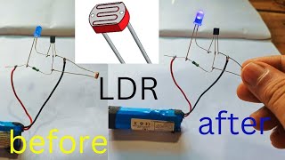 automatic light off on LDR use LDR project [upl. by Ataliah495]