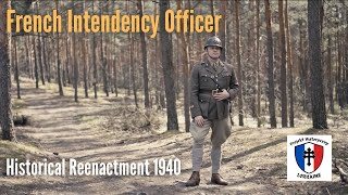 Francuski Oficer 1940  Rekonstrukcja Historyczna [upl. by Ebeneser540]