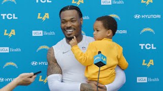 Derwin James On Preparing For Justin Fields amp Steelers  LA Chargers [upl. by Bardo]