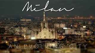 Milan An Evolving City 2  4K drone footage of Milano Skyline in Italy [upl. by Nylyrehc]