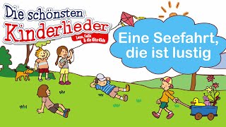 Eine Seefahrt die ist lustig  Kinderlied mit Text zum mitsingen [upl. by Fritzie341]