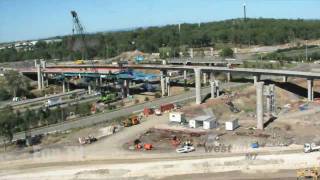 Timelapse construction Westlink M7 Light Horse Interchange by EonFX [upl. by Readus]