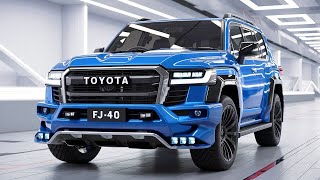 2025 Toyota Land Cruiser FJ40 4x4 SUV Unveiled  Full Review amp Performance Breakdown [upl. by Bale]