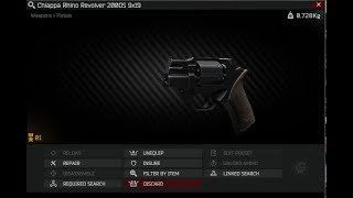 New Chiappa Rhino Revolver 200DS 9x19 animations shorts tarkov [upl. by Harret]