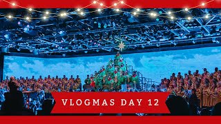 Candlelight Processional with Marlee Matlin  Vlogmas Day 12 [upl. by Ailimat]