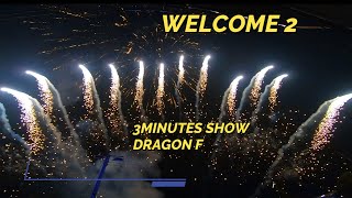 DRAGON FIREWORKS MINI SHOW NEW YEARS EVE 2021 [upl. by Comyns]