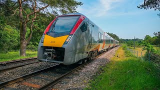 Greater Anglia amp East Midlands Trains Thetford Forest 110623 4K [upl. by Olegnad]