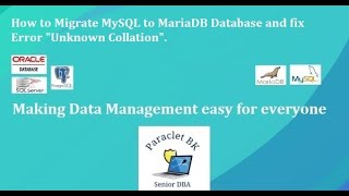 How to Migrate MySQL 8 to MariaDB Database and fix Error 1273 quotUnknown Collationquot [upl. by Gnud]