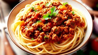 CUM să Faci Paste Bolognese cu Carne Tocată și Sos de Roșii REȚETĂ de Spaghete Bolognese [upl. by Notfilc]