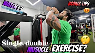 Single Body Part VS Double Body Part Training  Water Intake  Confused  Rohan Sharma [upl. by Wiencke]