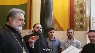 2019 01 28 Dom Damaskinos e coral da Catedral Metropolitana Ortodoxa  Salmo 135 [upl. by Paquito411]