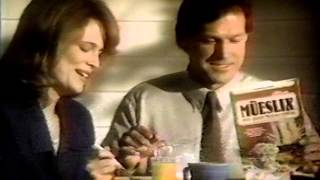 Kelloggs Müeslix Cereal Commercial 1987 [upl. by Yrtnej]