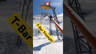 Epic Ski Lifts Tackling Andermatt’s Extreme TBar Challenge [upl. by Bradley]