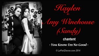 Sandy sosie de Amy Winehouse amp Haylen chantent quotYou Know im no goodquot  LaPariZiennecom [upl. by Itsuj725]