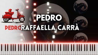 Pedro by Raffaella Carrà  Piano Cover FREE MIDI [upl. by Zetnas]