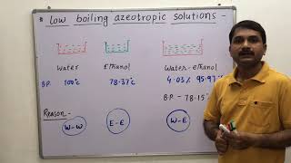 27Azeotropic Solution Azeotropic mixture  Positive amp Negative deviation from Raoults law [upl. by Sasha311]