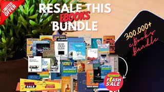 Plr eBooks Bundle with reseller rights license 300000 eBooks for make money online or personal use [upl. by Sorci481]