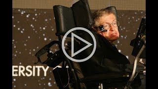 Stephen Hawking BEST interview clip [upl. by Aicinod]