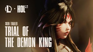 Trial of the Demon King  Immortalized Legend Ahri Skin Trailer  League of Legends [upl. by Fleece737]