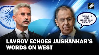 “World is much bigger than Europe” Russia’s FM Lavrov echoes EAM Jaishankar on changing global order [upl. by Akiehs126]