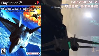 Ace Combat 4 PS2 Walkthrough  Mission 7 Deep Strike [upl. by Ereynihc]