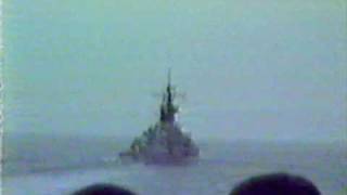 USS Missouri 16 inch fire summer 1987 [upl. by Melc]