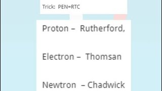 how to learn trick electron proton neutron trick electron proton neutron [upl. by Norford]