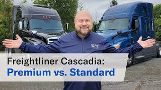 2024 Freightliner Cascadia Premium vs Standard [upl. by Aynahs]