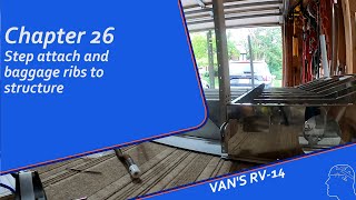 RV14 Build Fuselage Chapter 26 Part 9 aft ribs [upl. by Yelssew]