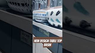 New design table top basin resently uploadedexplore shorts youtubeshorts viralshort [upl. by Ettigirb]