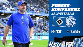 RELIVE MATCHDAYPRESSEKONFERENZ I HSV vs FC Schalke 04 I 13 Spieltag [upl. by French67]