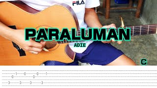 Paraluman  Adie  Fingerstyle Guitar Tabs Chords  Lyrics [upl. by Amelus]