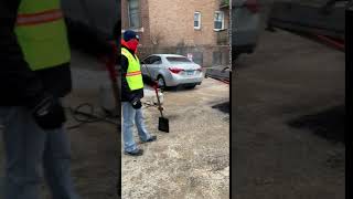 Rose Paving Chicago  Infrared Asphalt Repairs at CPS [upl. by Bron]