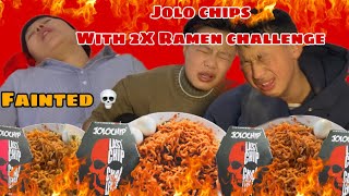 BEHOS😭JOLO CHIPS WITH 2X SPICY RAMEN😭ETIKO PIRO JINDAGI MA KHAYENA ALMOST DEADsushmatamang5687 [upl. by Saba]