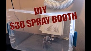 DIY 30 Spray Booth [upl. by Erlandson367]