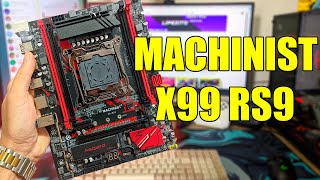 MACHINIST RS9 é BOA Fazendo o TESTE com o XEON 2670v3 e 2697v3 [upl. by Flower]