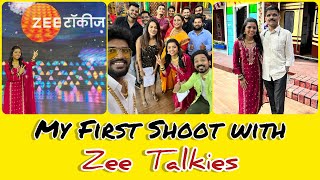 First Shoot  Zee Talkies  Sayali Indulkar  Skit  Proud Moment  Zee Studios  BTS  Big Screen [upl. by Saqaw910]