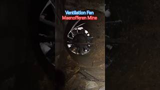 Air ventilation Fan at Maenofferen Mine mines adventure underground artifacts engineering uk [upl. by Oludoet]