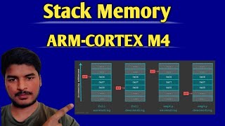 Stack Memory in ARMCORTEX M4  Stack Configuration in ARM processor armcortex [upl. by Esenaj]