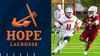 Hope vs Albion  Mens Lacrosse 41222  NCAA D3 Lacrosse  MIAA Lacrosse [upl. by Olinad296]