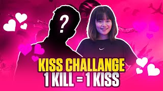 1 Kill Per 1 Kiss Sooneeta Challenge With Ajjubhai 💖  Garena Free Fire Total Gaming [upl. by Aihsram]