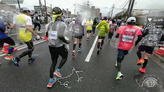 Kyoto Marathon 京都馬拉松 京都マラソン 2023 FPV 4K SUB 330 C區起步 Full Course [upl. by Araid37]